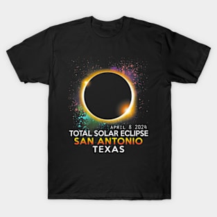 San Antonio Texas Totality Total Solar Eclipse April 8 2024 T-Shirt